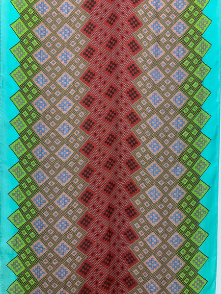 DS-1016 "FOLKLORE" - JONATHAN SAUNDERS DIGITAL PRINT CASHMERE MODAL SCARF. MADE IN ITALY