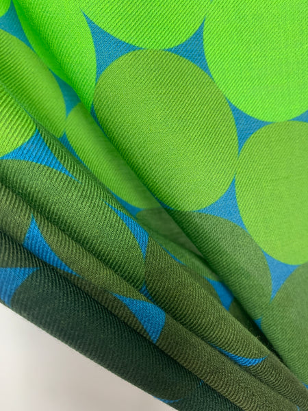 DS-1018 "PRIMAVERA" - JONATHAN SAUNDERS DIGITAL PRINT CASHMERE MODAL SCARF. MADE IN ITALY