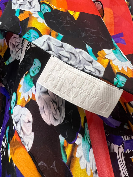 PP-5005 "SACRED DANCE" - PETER PILOTTO DIGITAL PRINT SILK SCARF. MADE IN ITALY