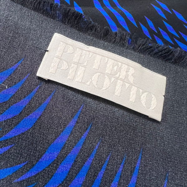 PP-5012 "DIMENSIONS" - PETER PILOTTO DIGITAL PRINT SILK SCARF. MADE IN ITALY
