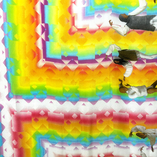 PP-5013 "RAINBOW DANCE" - PETER PILOTTO DIGITAL PRINT MODAL AND CASHMERE SCARF. MADE IN ITALY