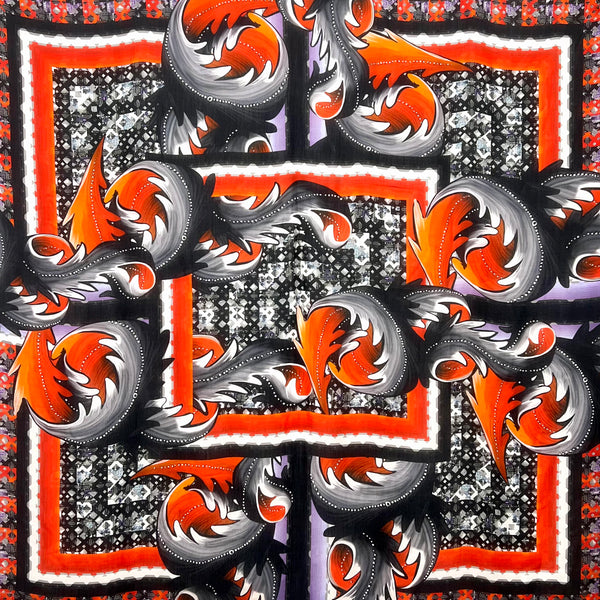 PP-5007 "CAESAR" - PETER PILOTTO DIGITAL PRINT MODAL CASHMERE SCARF. MADE IN ITALY