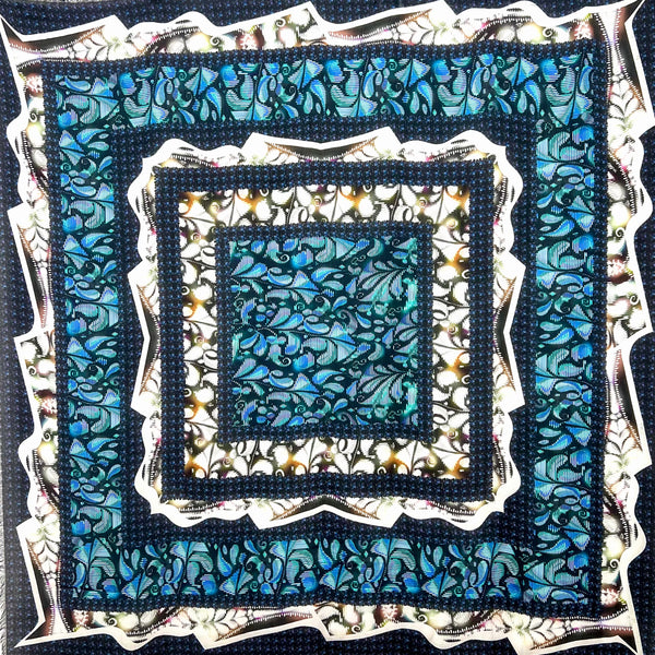 PP-5000 "PAISLEY" - PETER PILOTTO DIGITAL PRINT CASHMERE MODAL SCARF. MADE IN ITALY
