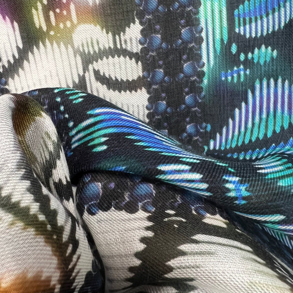PP-5000 "PAISLEY" - PETER PILOTTO DIGITAL PRINT CASHMERE MODAL SCARF. MADE IN ITALY