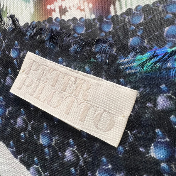 PP-5000 "PAISLEY" - PETER PILOTTO DIGITAL PRINT CASHMERE MODAL SCARF. MADE IN ITALY