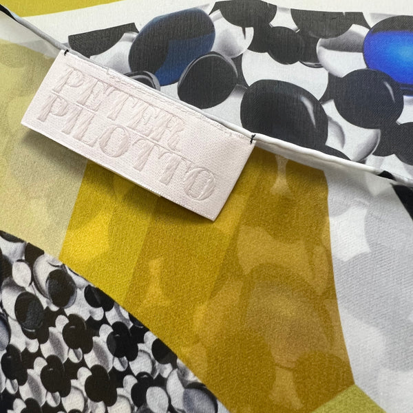 PP-5001 "STELLA" - PETER PILOTTO DIGITAL PRINT SILK SCARF. MADE IN ITALY