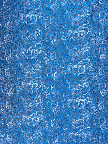 Italian jacquard in sky blue color