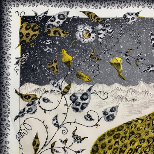 ES-1025 "HIMALAYA" - EMMA SHIPLEY FEAT. ATELIER SWAROVSKI DIGITAL PRINT SILK SCARF. MADE IN ITALY
