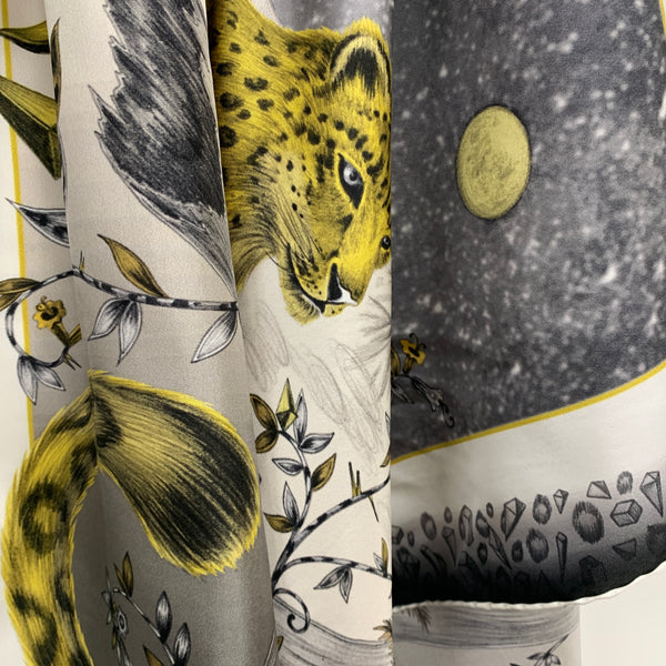 ES-1025 "HIMALAYA" - EMMA SHIPLEY FEAT. ATELIER SWAROVSKI DIGITAL PRINT SILK SCARF. MADE IN ITALY