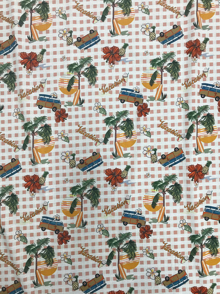 RV-7349W DIGITAL VACATION PRINT VISCOSE CHALLIS. ITALY