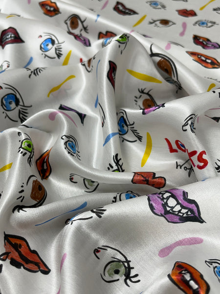 S-7593W KENZO-INSPIRED PRINT SILK VISCOSE CHARMEUSE. ITALY.