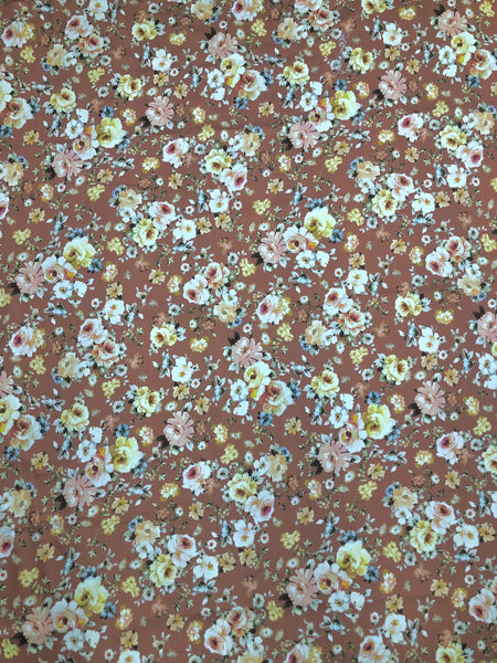 CP-7773W FLORAL PRINT STRETCH COTTON SATEEN. ITALY
