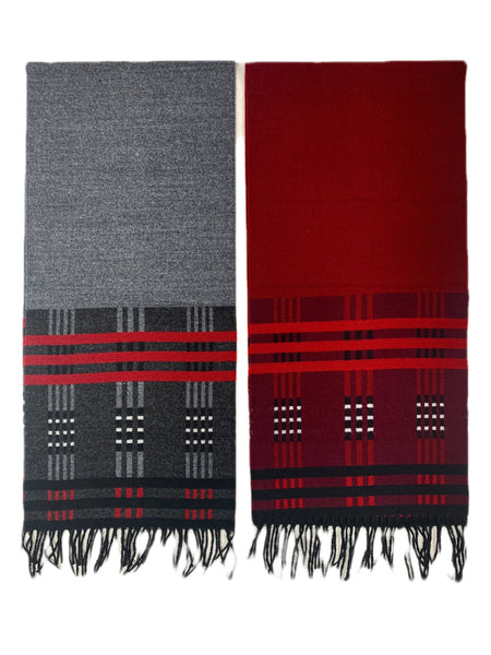 ROXY - Plaid Mélange Scarves - Made in Italy