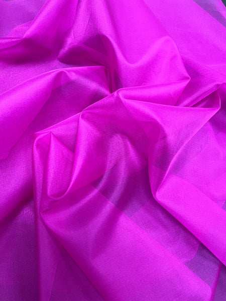 S-7731W SILK ORGANZA. A CUT OF 3 YARDS. FRANCE
