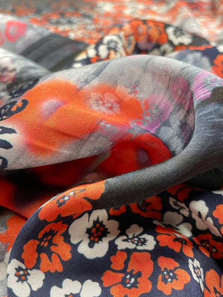 RV-7627W-B SAIL AWAY  PRINT VISCOSE SATIN FINISH. ITALY