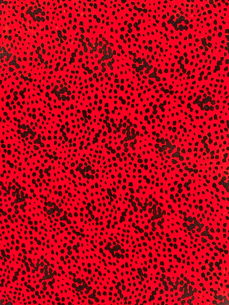 S-7650W ANIMAL LOOK PRINT SILK VISCOSE CREPON. ITALY