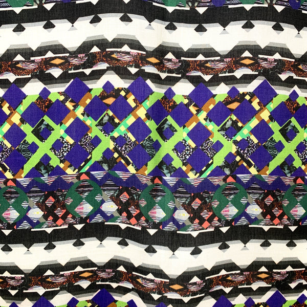 DS-2013 "STONEHENGE" - PETER PILOTTO DIGITAL PRINT CASHMERE MODAL SCARF. MADE IN ITALY