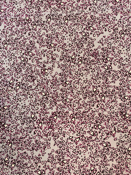 RV-7760W HEARTY CHEETAH PRINT VISCOSE CHALLIS. ITALY