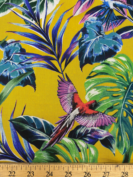 RV-7762W TROPICAL OMBRE PRINT VISCOSE CHALLIS. ITALY