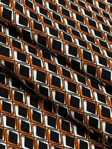 CP-7769W GEOMETRIC PRINT STRETCH COTTON TWILL. ITALY