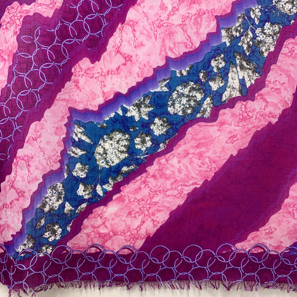 DS-2011 "PALCOYO" - PETER PILOTTO DIGITAL PRINT CASHMERE MODAL SCARF. MADE IN ITALY