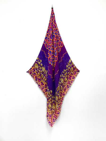 DS-2000 "KILIMANJARO" - PETER PILOTTO DIGITAL PRINT CASHMERE MODAL SCARF. MADE IN ITALY