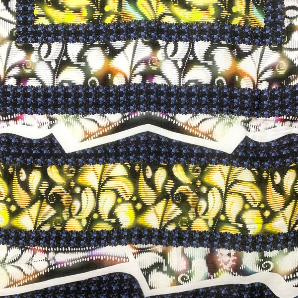 DS-2014 "STARDUST" - PETER PILOTTO DIGITAL PRINT CASHMERE MODAL SCARF. MADE IN ITALY