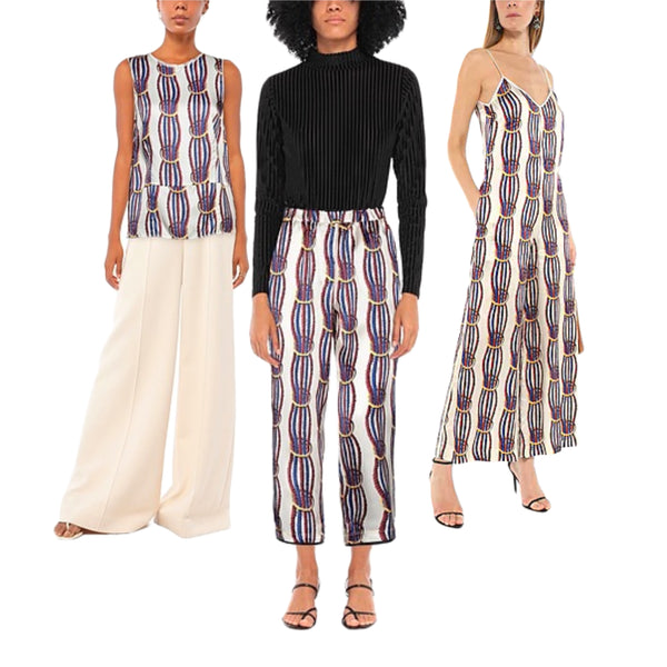 RV-7616W  DESIGNER CORDA BIANCA PRINT VISCOSE TWILL SATIN FINISH. JUCCA. ITALY