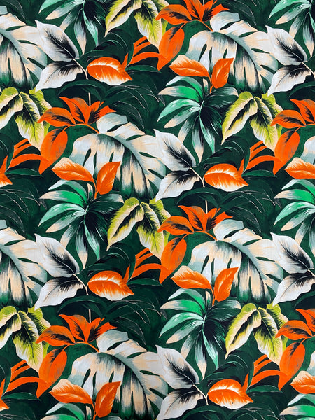 CP-7524W TROPICAL PRINT POPLIN COTTON. ITALY
