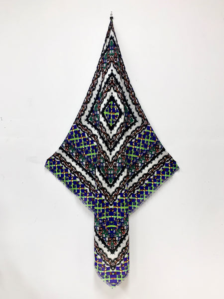 DS-2013 "STONEHENGE" - PETER PILOTTO DIGITAL PRINT CASHMERE MODAL SCARF. MADE IN ITALY