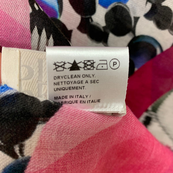 DS-2015 "DYNASTY" - PETER PILOTTO DIGITAL PRINT CASHMERE MODAL SCARF. MADE IN ITALY
