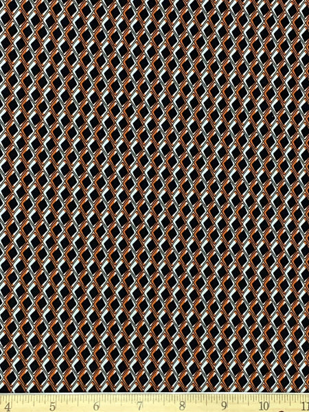 CP-7769W GEOMETRIC PRINT STRETCH COTTON TWILL. ITALY