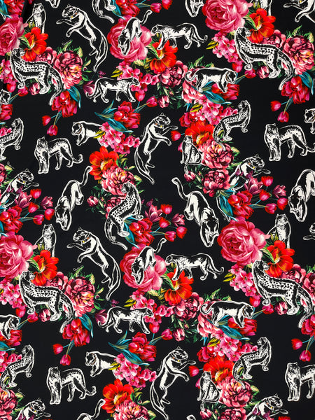 RV-7658W DESIGNER SIGNATURE 2-PLY VISCOSE CREPE.  ROBERTO CAVALLI. ITALY